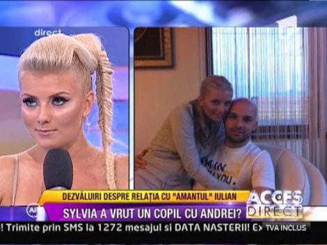 Sylvia: "Mi-e dor de momentele tandre cu Andrei"