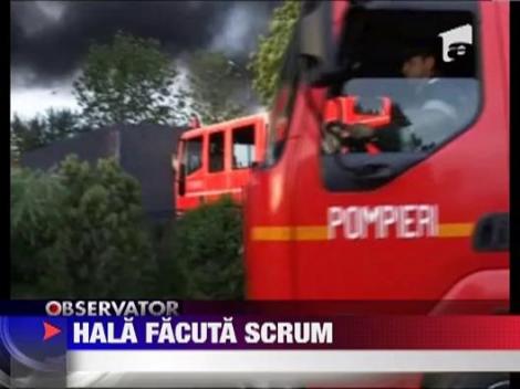 O hala industriala s-a facut scrum in Zalau