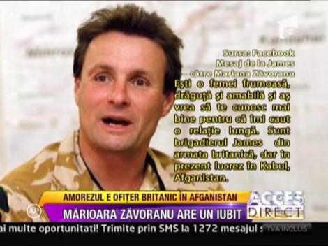 Marioara Zavoranu se iubeste cu un militar scotian