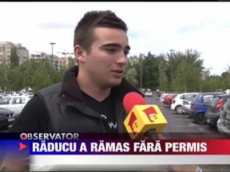 Raducu Mazare a ramas fara carnet pentru 3 luni