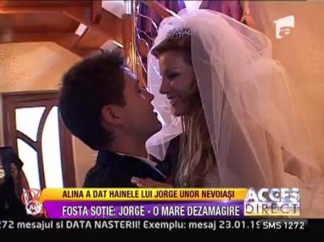 Fosta sotie a lui Jorge i-a dat hainele unor oameni ai strazii