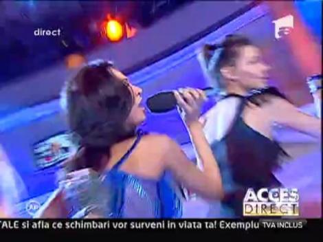 Nicoleta Luciu a cantat la "Acces Direct"