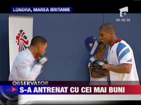 Will Smith s-a antrenat cu patru atleti care participa la Jocurile Olimpice