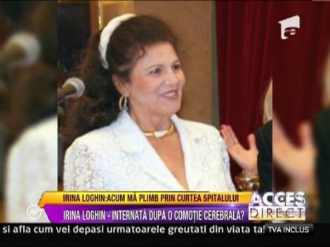 Irina Loghin a suferit o comotie cerebrala