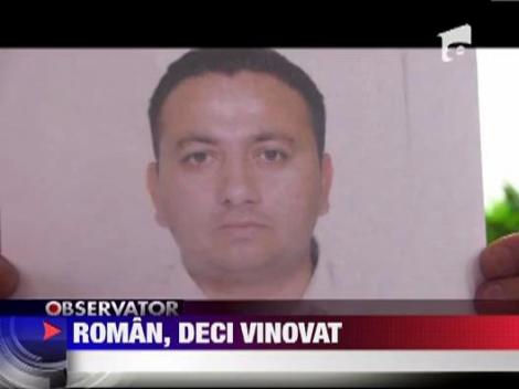 Roman nevinovat, arestat in Italia