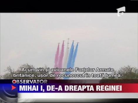 Regele Mihai, in dreapta reginei Marii Britanii