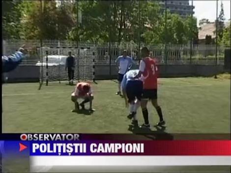 Politistii campioni s-au intalnit pe teren la Baile Felix