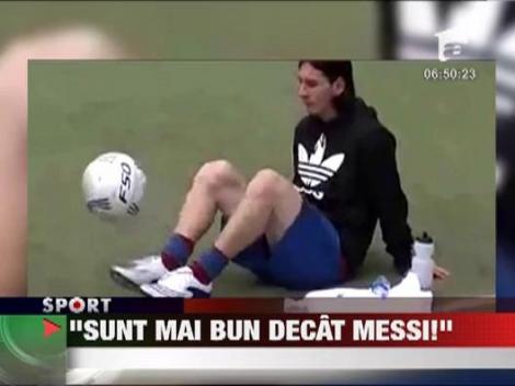 Cristiano Ronaldo: "Sunt mai bun decat Messi!"