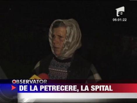 De la petrecere, la spital