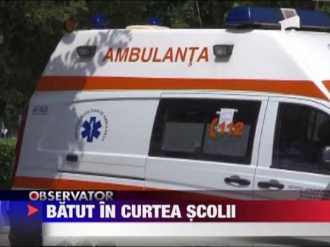 Batut in curtea scolii