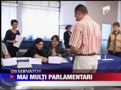 Din toamna, mai multi alesi in Parlament