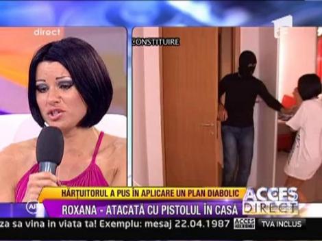 Roxana Marinescu, socata dupa intalnirea cu necunoscutul care a amenintat-o cu pistolul
