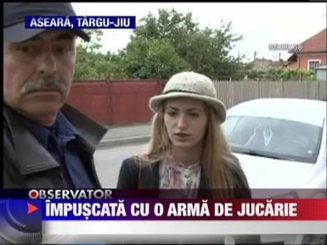 Impuscata cu o arma de jucarie