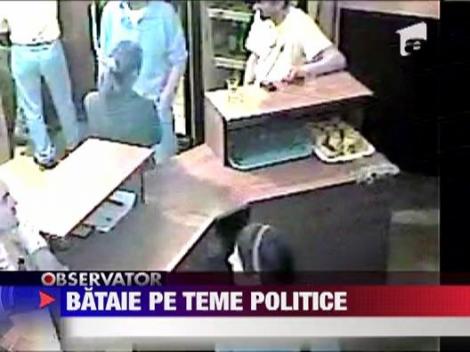 IMAGINI SOCANTE! / Cei 4 indivizi care au batut o angajata a unui bar au fost retinuti