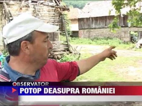Potop deasupra Romaniei