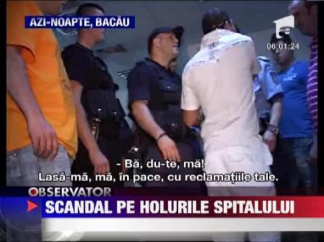 Scandal pe holurile Spitalului de Urgenta din Bacau