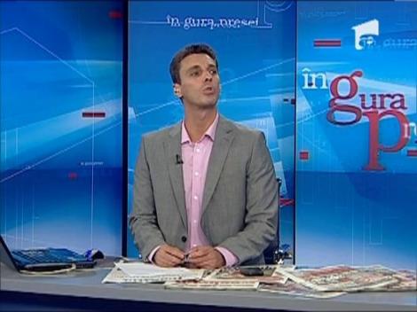 Mircea Badea s-a accidentat la meciul dintre elevi si profesori