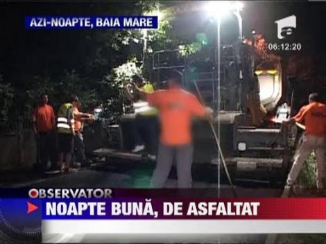 Asfaltare cu scandal la Baia Mare