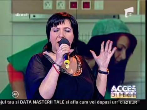 Carmen Serban a cantat la Acces Direct