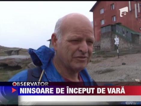 Zapada de 15 centimetri la Predeal ‎