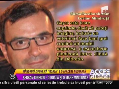 Lucian Mandruta: "Serban Ionescu are scleroza, nu boala Lyme"