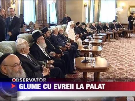 Traian Basescu, glume cu evreii la palat