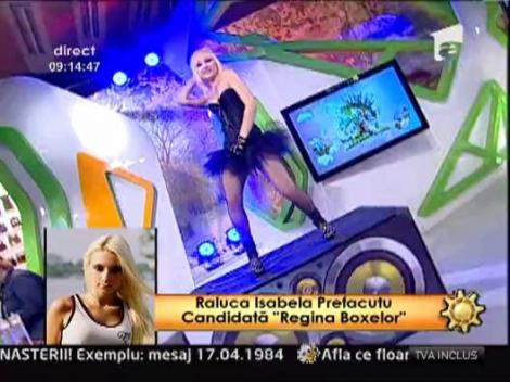 Semifinalele concursului "Regina Boxelor" - Raluca Isabela Prefacutu