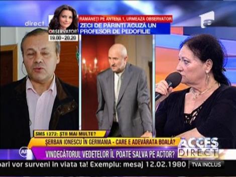 Vindecatorul vedetelor il poate salva pe Serban Ionescu!