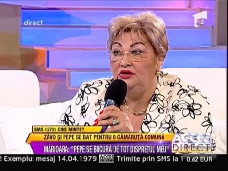 Marioara Zavoranu: "Pepe se bucura de tot dispretul meu!"