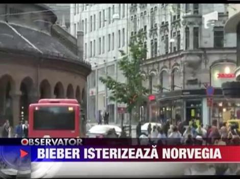 Justin Bieber a starnit haos in Norvegia