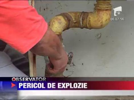 Pericol de explozie intr-un cartier din Baia Mare