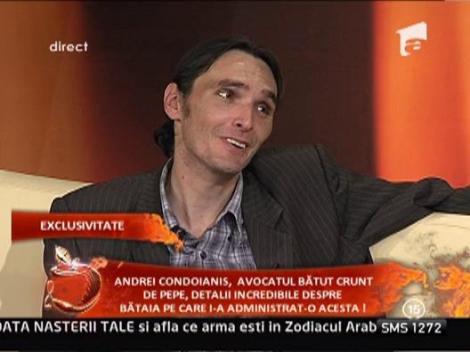 Andrei Condoianis: "O sa cer sa se faca o revizuire a dosarului lui Pepe"