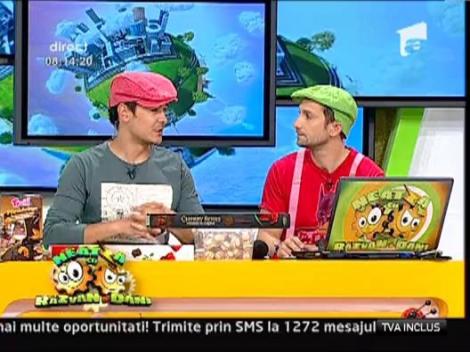 Razvan, speriat de zborul cu avionul