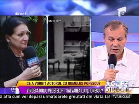 Bioenergoterapeutul Romulus Popescu sustine ca-l poate sa-l ajute pe Serban Ionescu