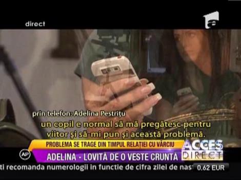 SOC! Adelina Pestritu a aflat ca nu poate face copii!