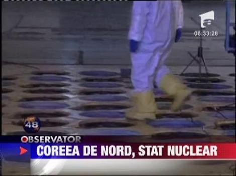 Coreea de Nord s-a autoproclamat "stat nuclear"