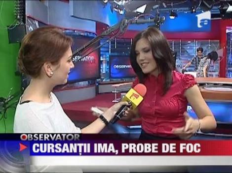 Cursantii IMA trec prin probe de foc