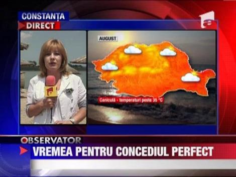Vremea pentru concediul perfect