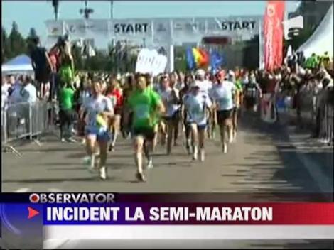 Incident la semi-maraton: unui concurent i s-a facut rau
