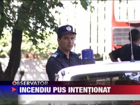 Incendiul din Soseaua Kiseleff, pus intentionat