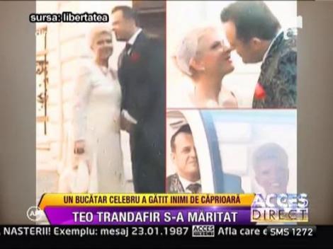 Teo Trandafir s-a maritat