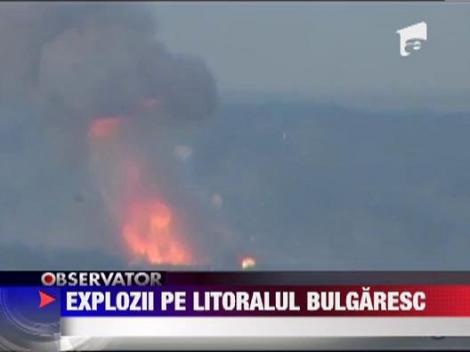 Explozii la un depozit de munitii militare din centrul Bulgariei
