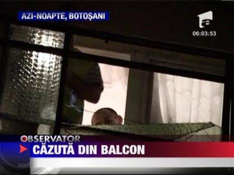 Botosani: O tanara de 24 ani a cazut de la balconul unui bloc
