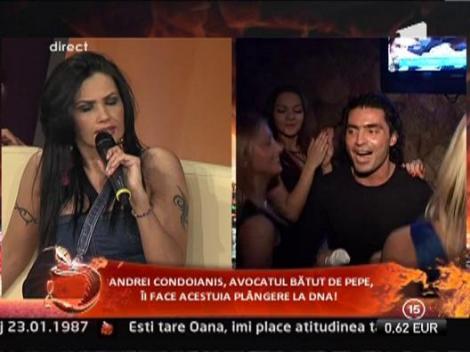 Andrei Condoianis, avocatul batut de Pepe, ii face acestuia plangere la DNA