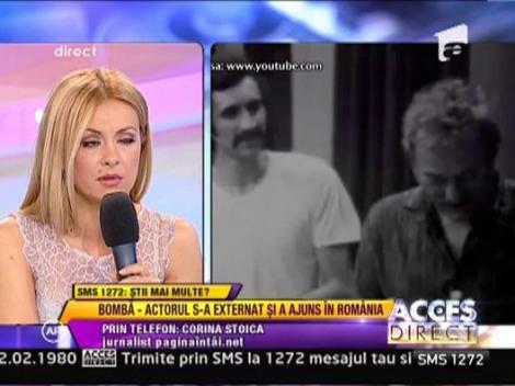 Corina Stoica, jurnalist: "Serban Ionescu a fost externat si se afla in Romania"