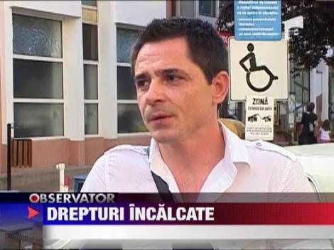 Focsani: Politia parcheaza fara jena pe locurile rezervate persoanelor cu handicap