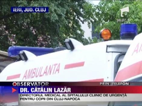 Microbuz scolar implicat in accident: cinci copii au fost raniti