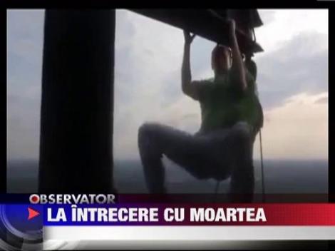 Sport extrem pe macara