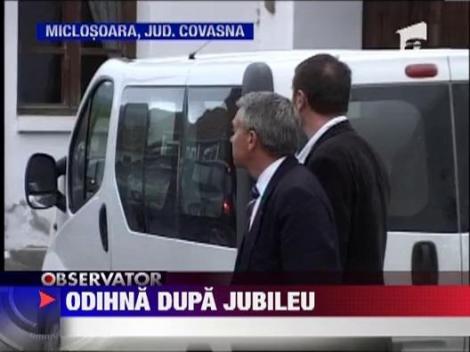 Printul Charles, in vizita la o fabrica de bauturi racoritoare din Saschiz