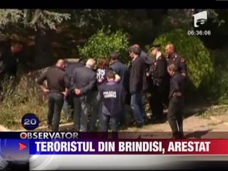 Teroristul din Brindisi, arestat